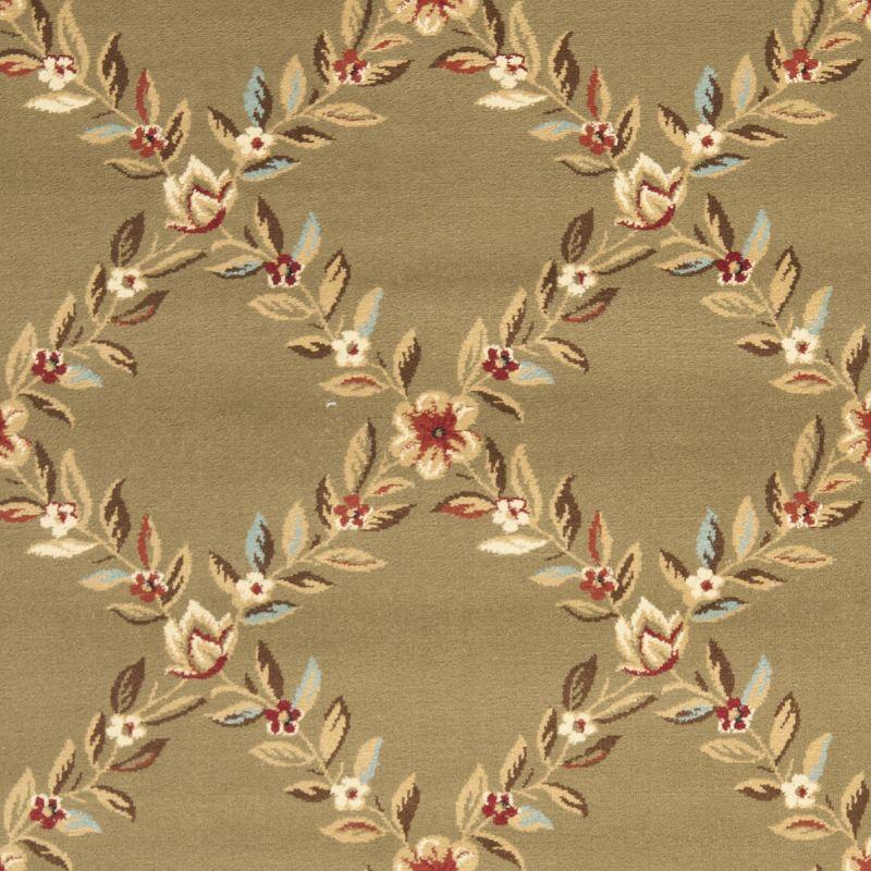 Lyndhurst LNH557 Power Loomed Runner Rug - Green/Green - 2'3"x12' - Safavieh