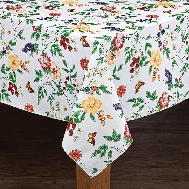 Lintex Linens 60"x120" Enchanted Garden 100% Vinyl Tablecloth