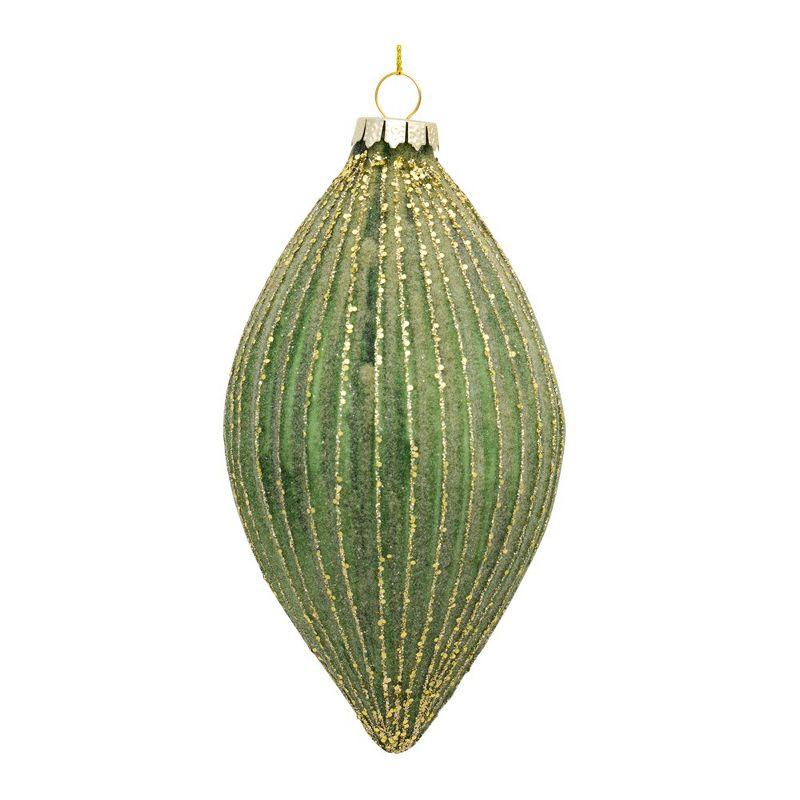 Melrose Ribbed Glass Ornament (Set of 6)