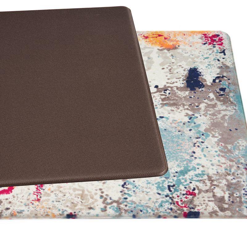 World Rug Gallery Modern Abstract Anti Fatigue Standing Mat