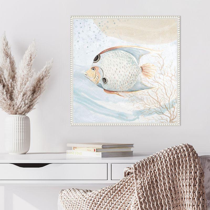 Amanti Art Ocean Oasis Bubbles Tropical Fish by Patricia Pinto Framed Canvas Wall Art