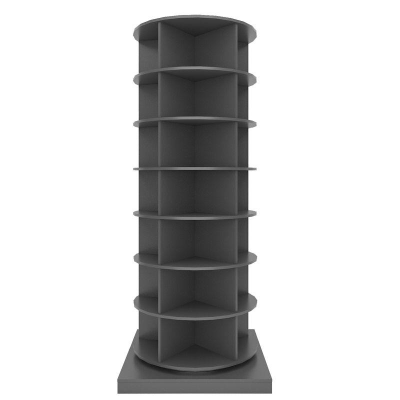 Rotating Shoe Rack Tower 360, Spinning Shoe Rack Tower 7 Tier for Closet, Entryway, Tall Shoe Storage Organizer, Holds Up to 28 Pairs of Shoes Pink