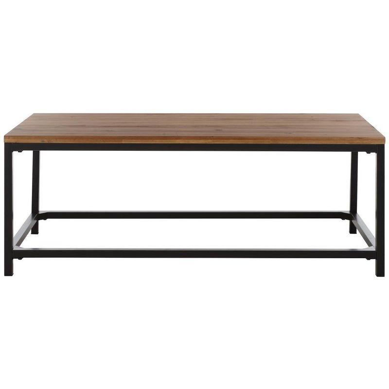 Alec Coffee Table - Brown Pine - Safavieh