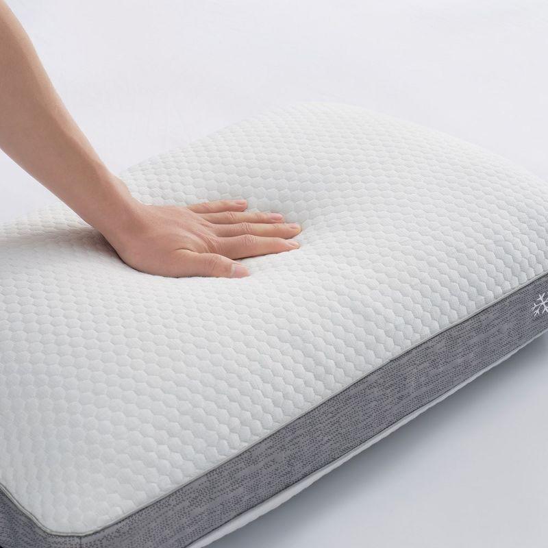 Bryt Cooling Bed Pillow,  Gel Memory Foam Cooling Pillow