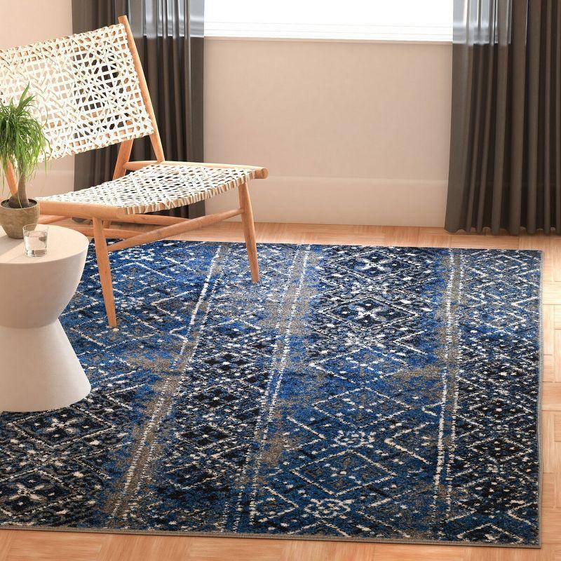 Adirondack ADR111 Machine Made Indoor Runner - Silver/Multi - 2'-6"x10' - Safavieh
