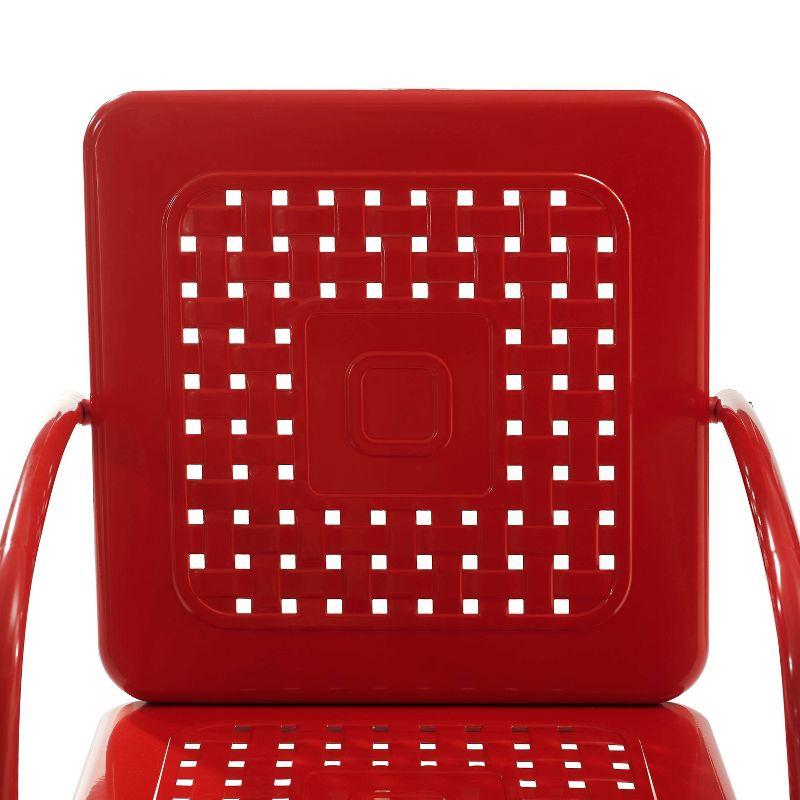 Crosley 3pc Bates Outdoor Patio Chair Set Red