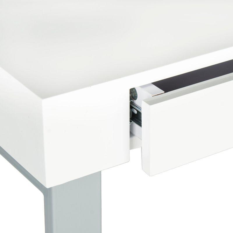 Barton Desk - White/Grey - Safavieh