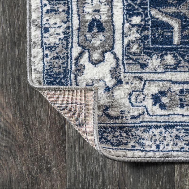 Modern Persian Vintage Medallion Runner Rug - JONATHAN Y