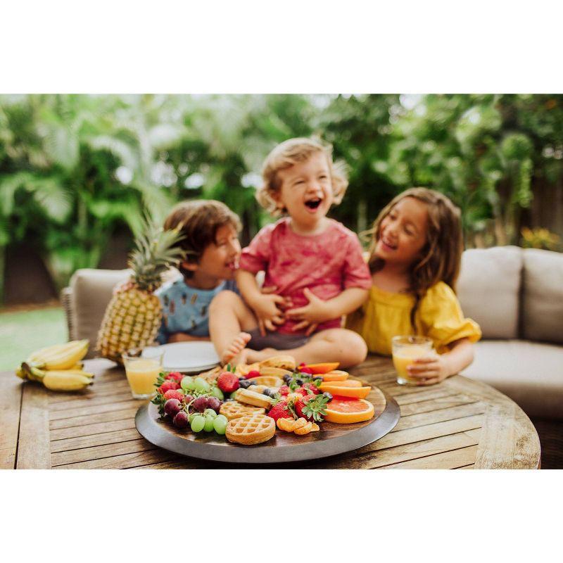 Picnic Time Wood Lazy Susan