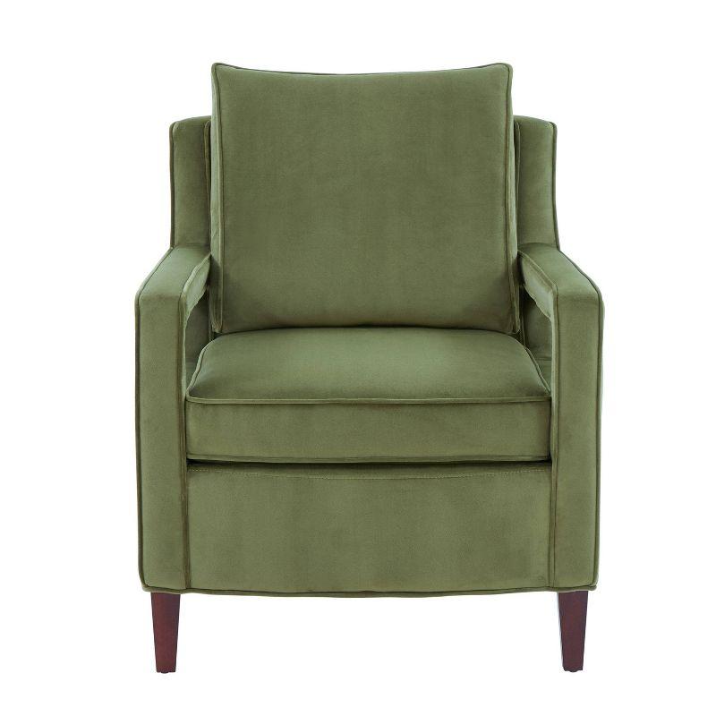 Comfort Pointe Questa Velvet Accent Arm Chair