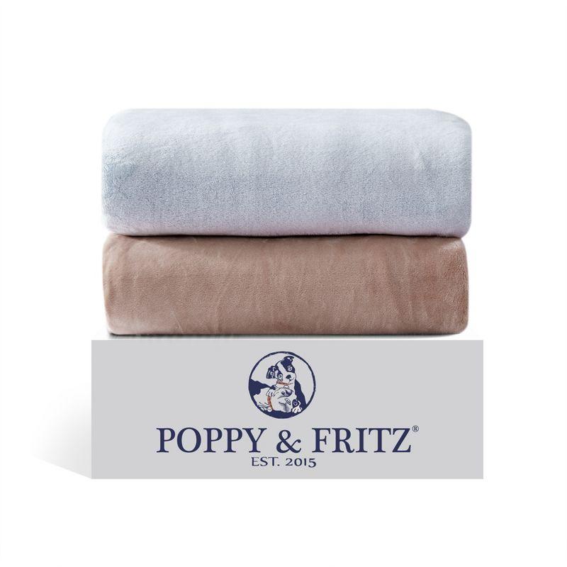 Poppy & Fritz Solid Ultra Soft Plush Pink Blanket