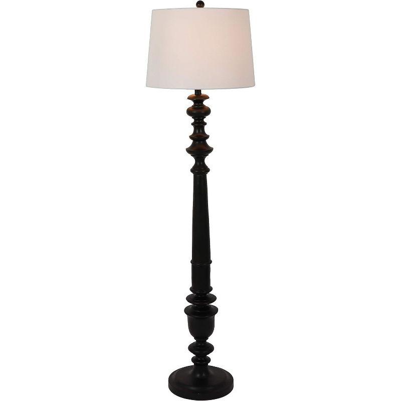 Decor Therapy Benjamin Floor Lamp Satin Black