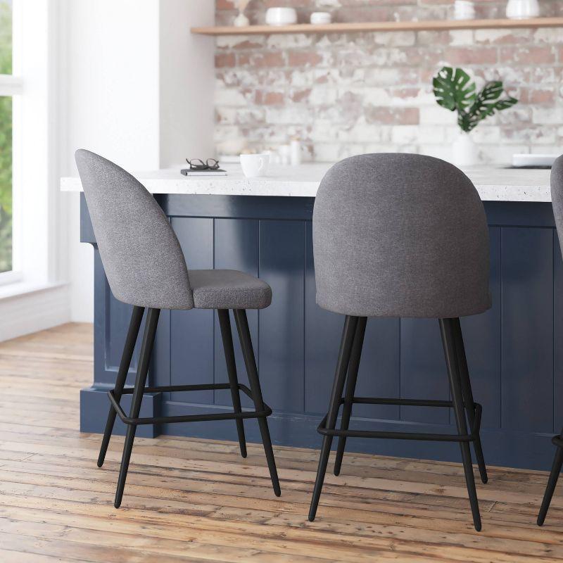 Taylor & Logan 2pk Alita Counter Height Barstools