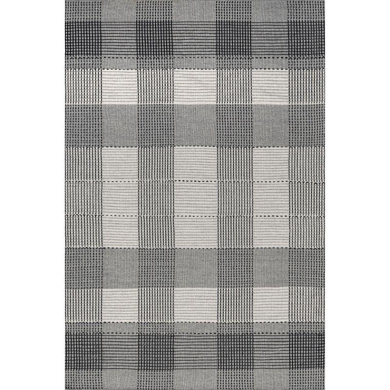 Emily Henderson x Rugs USA Oregon Plaid Wool Area Rug