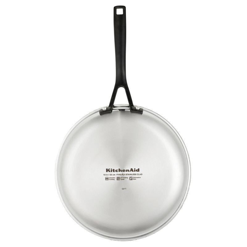 KitchenAid ® 10-Piece 5-Ply Clad Stainless Steel Cookware Set