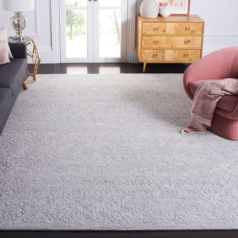 Martha Stewart MSR3275 Hand Tufted Area Rug - Grey - 6'x6' - Safavieh.