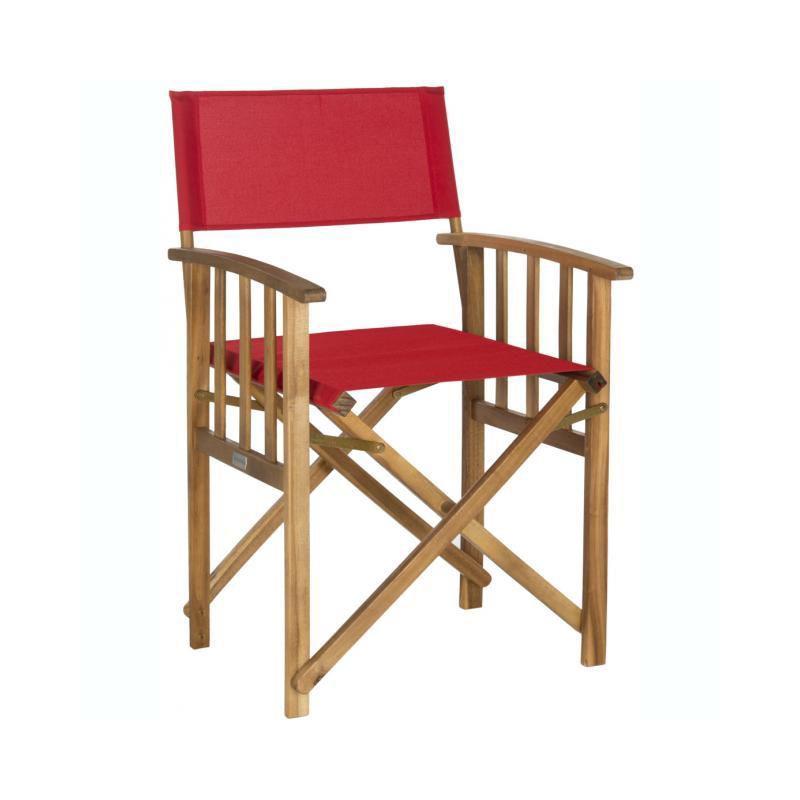 Highland Dunes Woodacre Wood Outdoor Folding Dining Armchair (Set of 2)