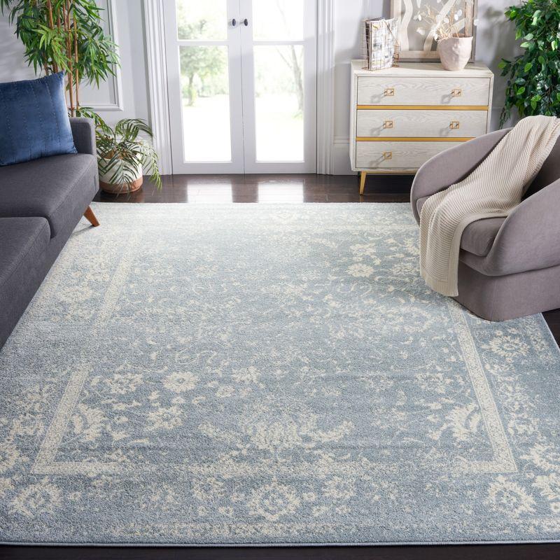 Adirondack ADR109 Non-Shedding Power Loomed Indoor Area Rug - Slate/Ivory - 10'x14' - Safavieh