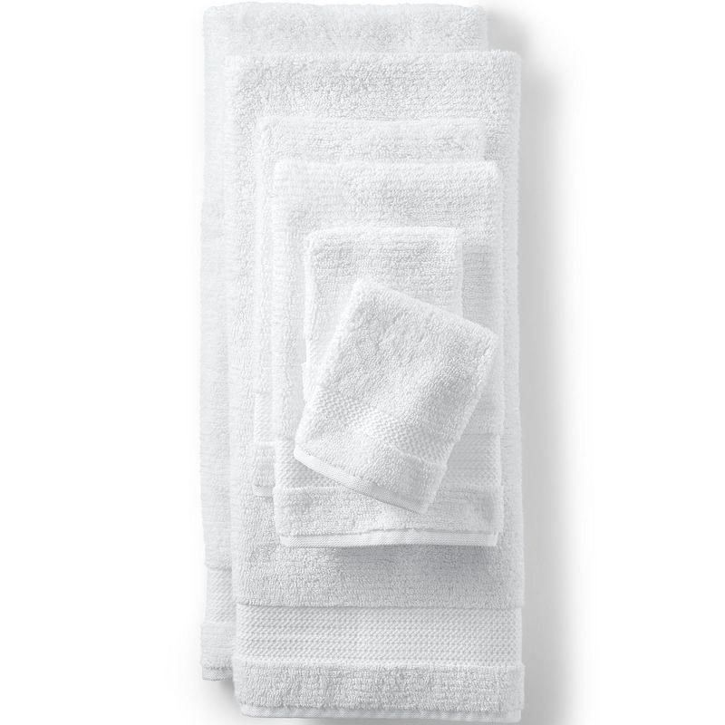 Organic White Heavyweight Turkish Cotton 6-Piece Towel Set