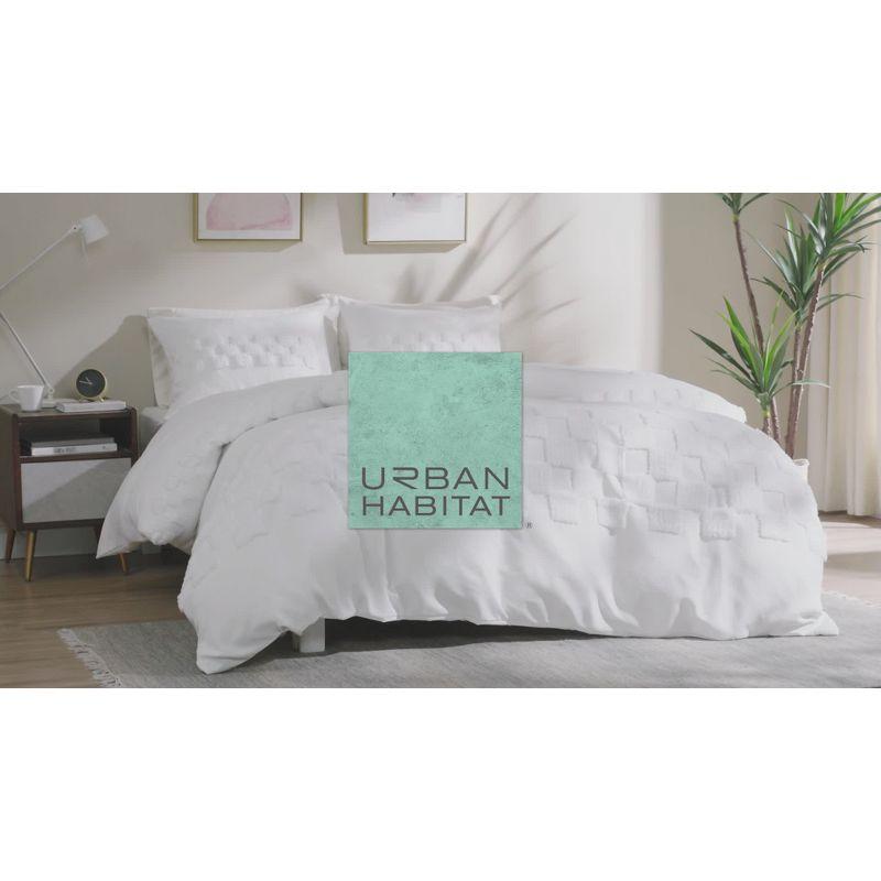 3 Piece Chenille Duvet Cover Set