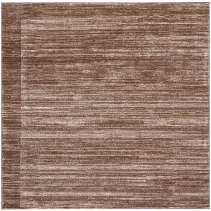 Vision VSN606 Power Loomed Area Rug - Light Brown - 5'x5' - Safavieh.