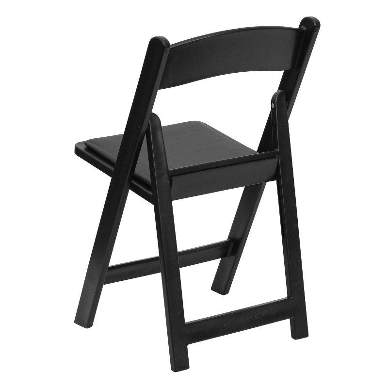 Inbox Zero Hercules Resin Folding Chair - 800LB Weight Capacity Event Chair (Set of 2)