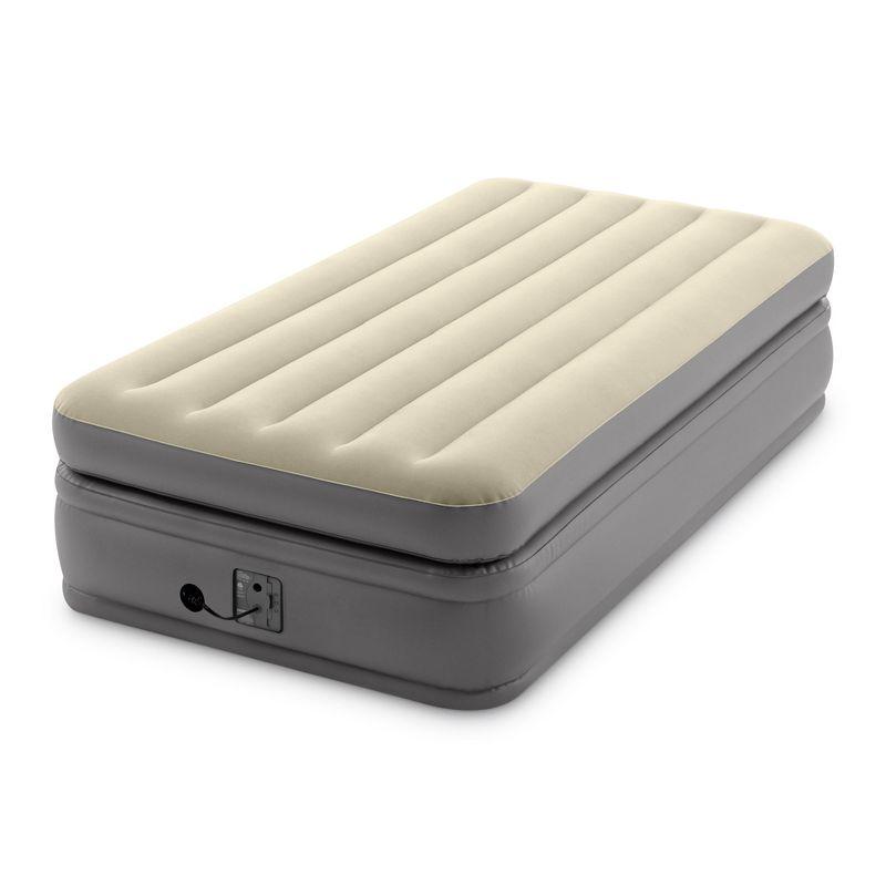 Intex Intex Dura Beam Plus Fiber-Tech Elevated Air Mattress with Built-In Pump