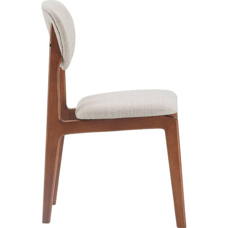 Elle Decor Coralie Mid-Century Modern Upholstered Dining Chair