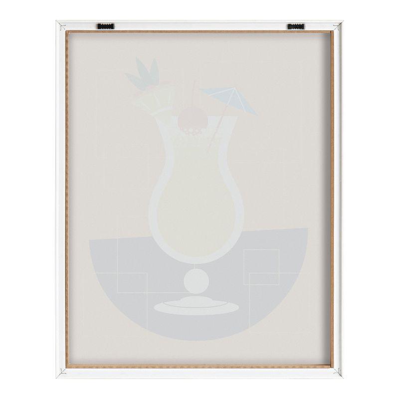 16" x 20" Blake Pina Colada Framed Printed Art by Amber Leaders Designs - Kate & Laurel All Things Decor