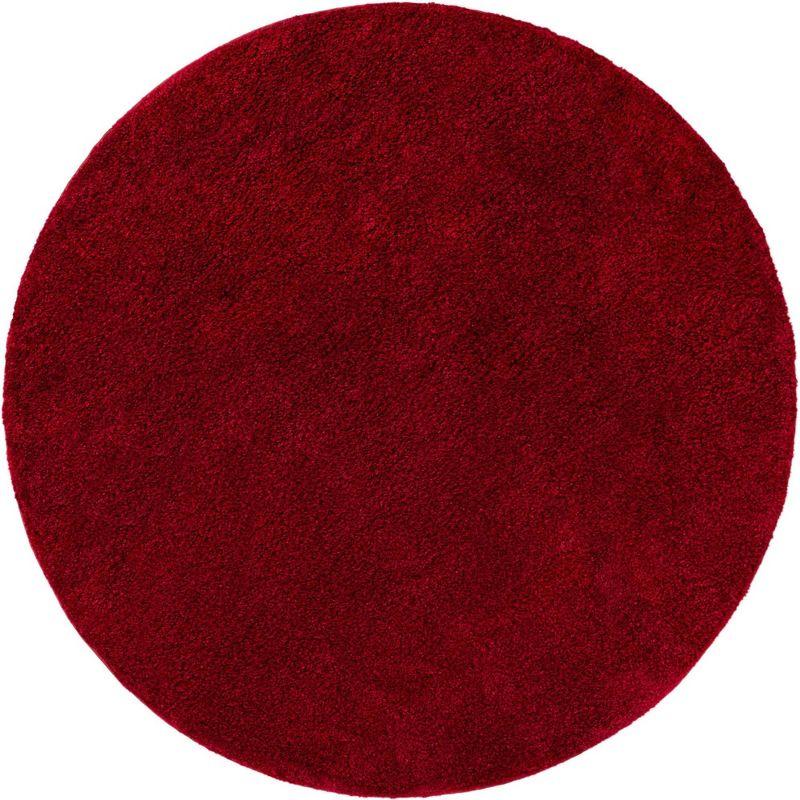 Unique Loom 6' 0 x 6' 0 Solo Calabasas Red Area Rug