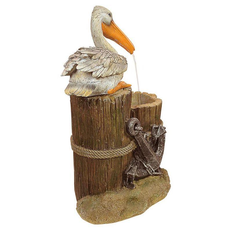 Pelican's Seashore Roost Sculptural Fountain