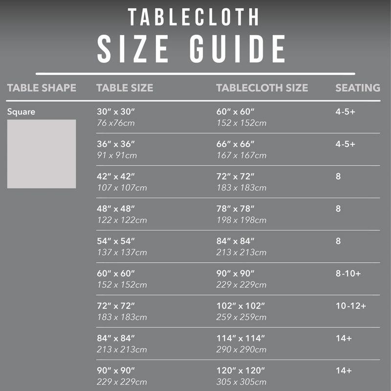 Saro Lifestyle Hemstitched Tablecloth, White, 54" x 54"