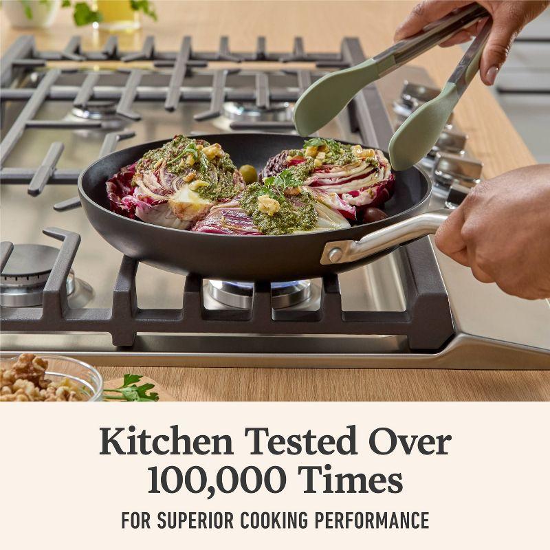 Calphalon 8pc Hard Anodized Aluminum Nonstick Cookware Set: Silicone Handles, Tempered Glass Lids, Dishwasher & Oven Safe