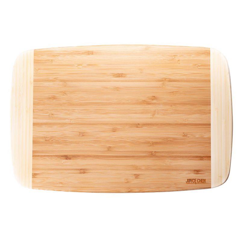 JOYCE CHEN Joyce Chen Large Burnished Bamboo Cutting Board, 10X15-Inch