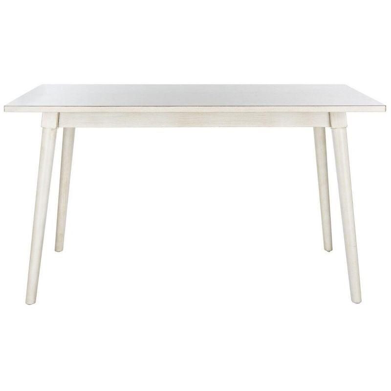 Tia Rectangle Dining Table - Antique White - Safavieh