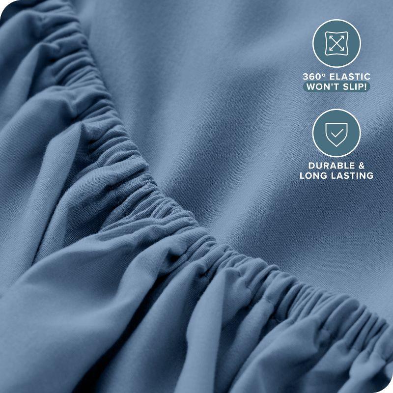 Bare Home 24" Extra Deep Pocket Microfiber Fitted Sheet