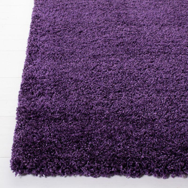 Milan Shag SG180 Power Loomed Indoor Area Rug - Purple - 7'x7' - Safavieh