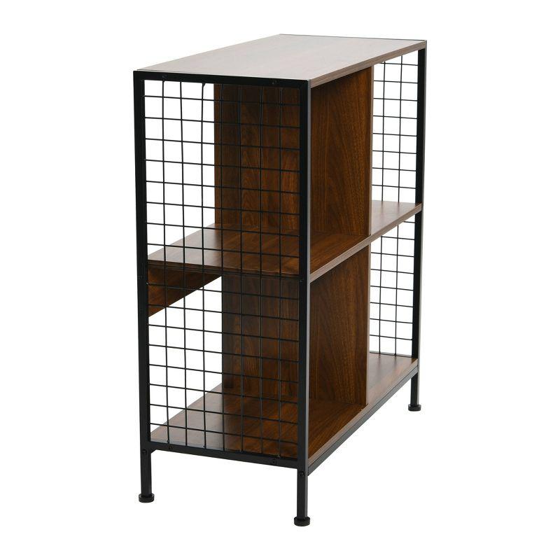 Household Essentials 28.15" Trellis 4 Shelf Bookshelf