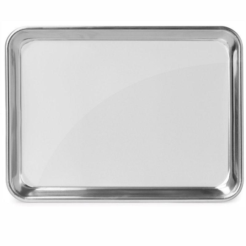 GRIDMANN Commercial Grade Aluminium Cookie Sheet Baking Tray - 6 Pans