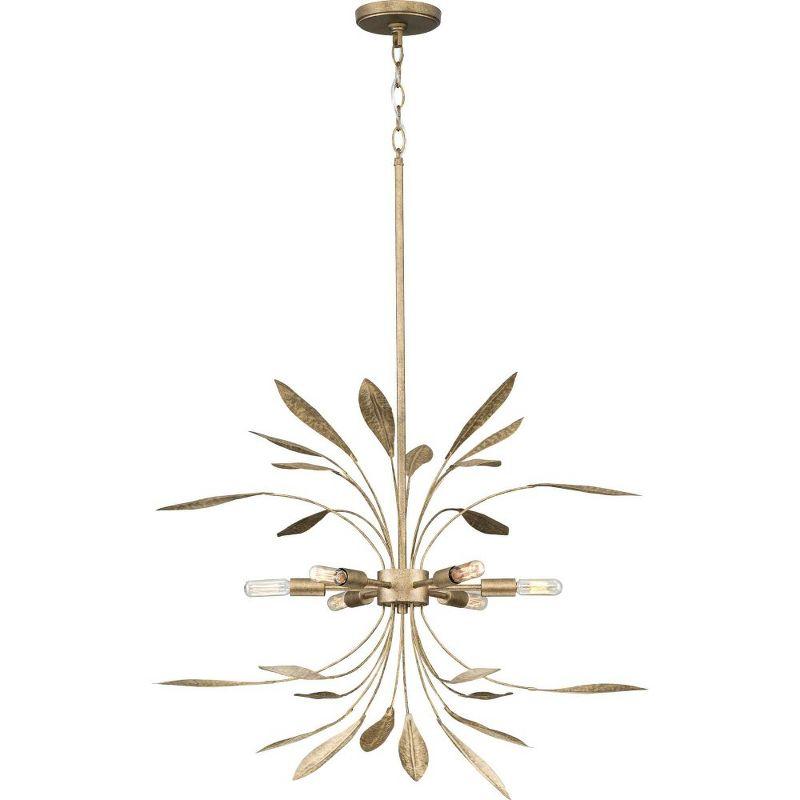 Mariposa Antique Gold 6-Light Contemporary Pendant