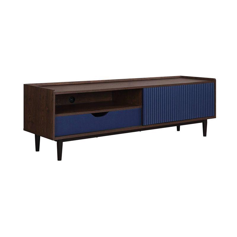 Duane Modern Ribbed TV Stand for TVs up to 55" - Manhattan Comfort