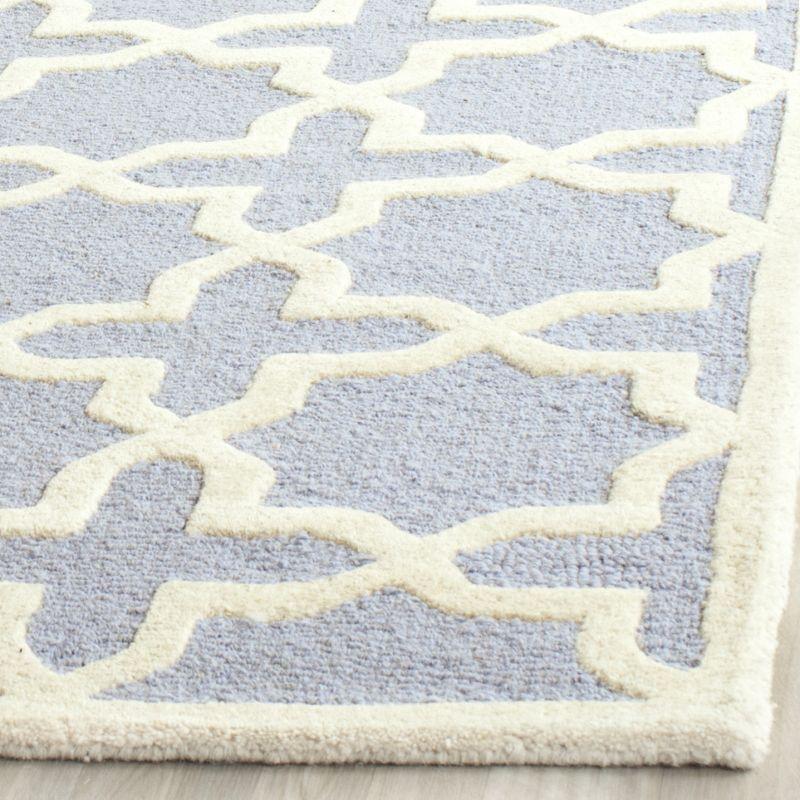 Cambridge CAM125 Tufted Indoor Area Rug - Light Blue/Ivory - 9'x12' - Safavieh