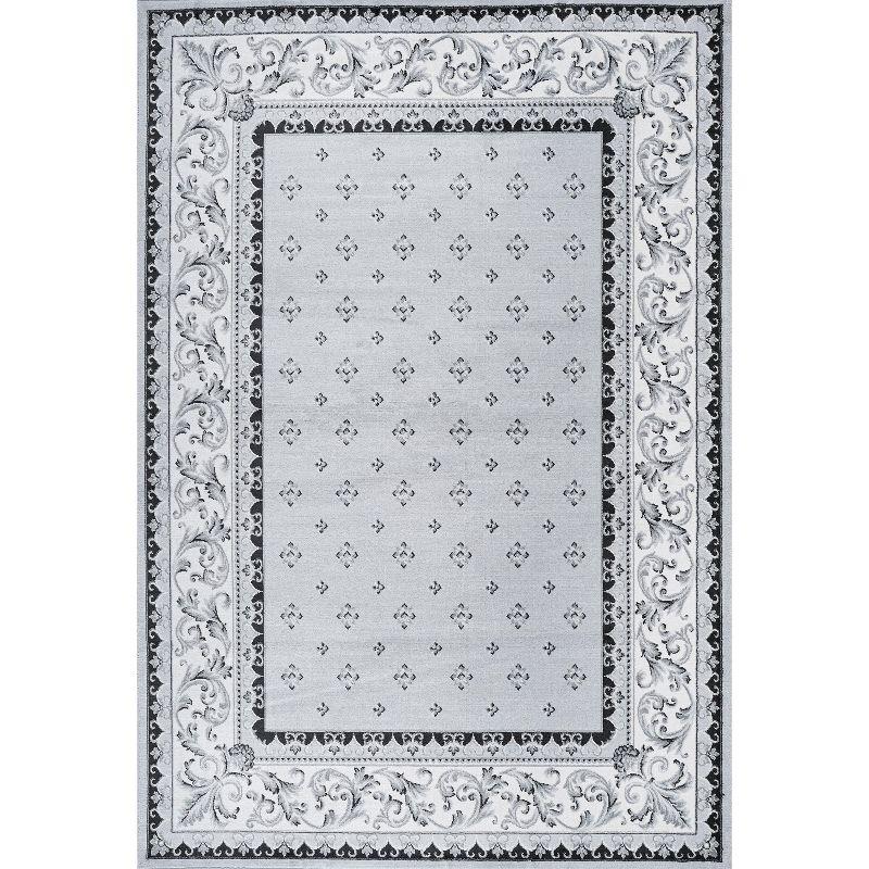 Acanthus French Border Area Rug - JONATHAN Y