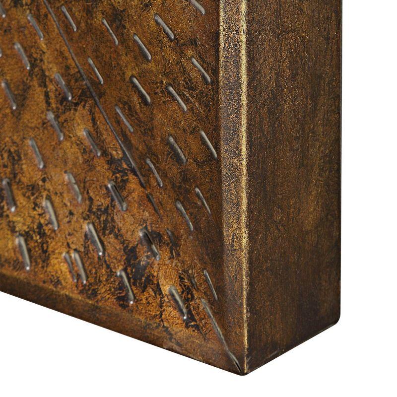 Uttermost Blaise 31 1/2" Square Bronze Metal Wall Art