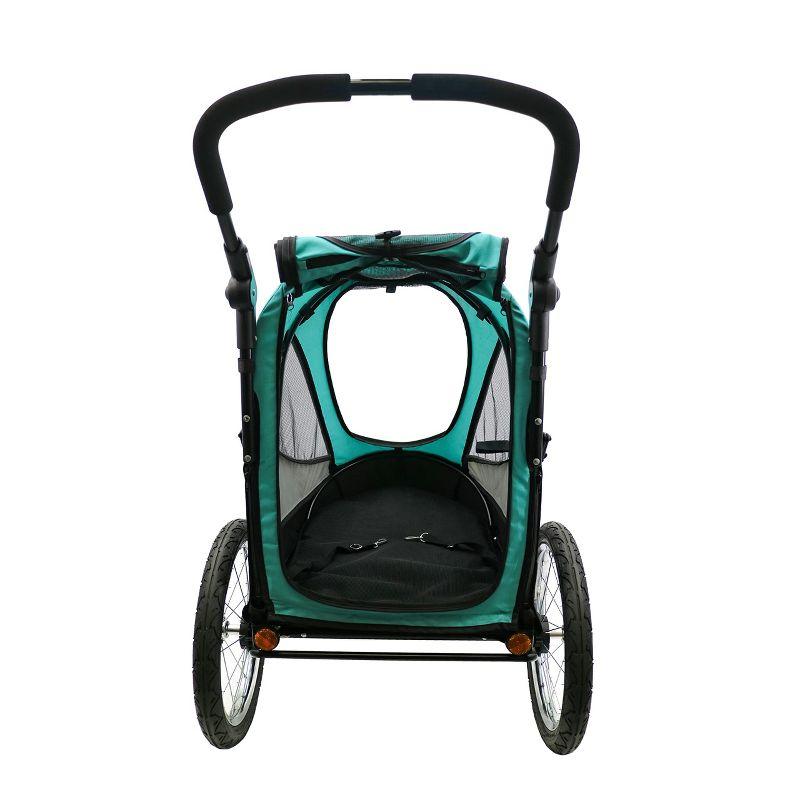 Petique Trailblazer Jogger, Dog Cart for Medium Size Pets, Ventilated Pet Stroller for Cats & Dogs