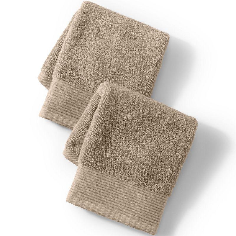 Classic Khaki Heavyweight Turkish Cotton 2-Piece Washcloth Set