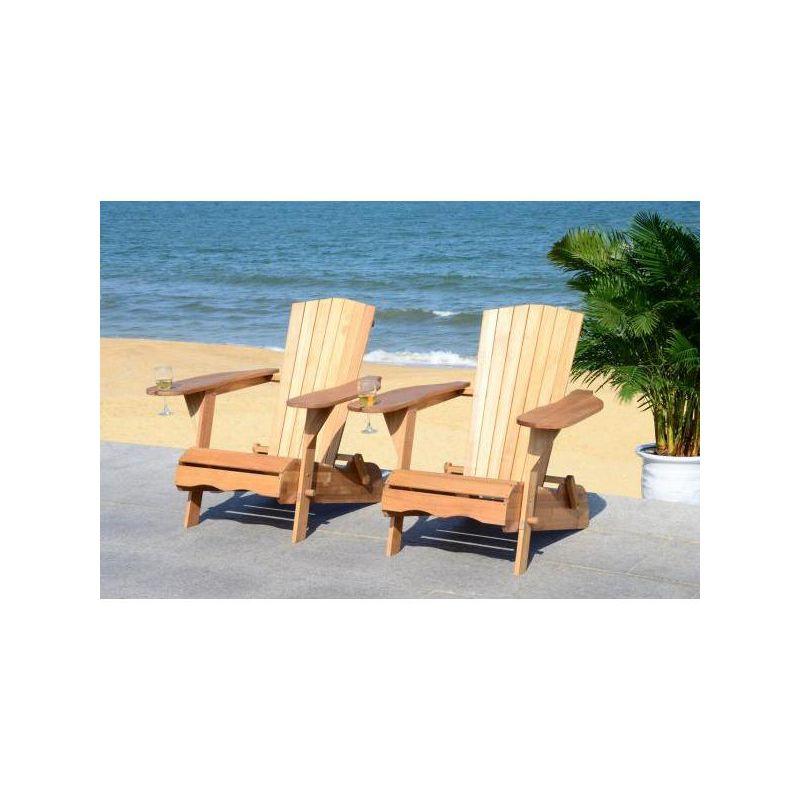 Breetel Adirondack 2 Per Box Indoor/Outdoor (Set Of 2) - PAT7034 - Natural - Safavieh
