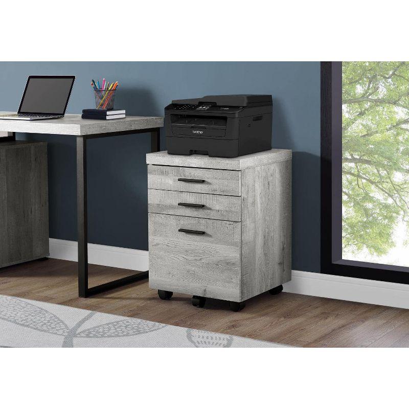 Gracie Oaks File Cabinet, Rolling Mobile, Storage Drawers, Printer Stand