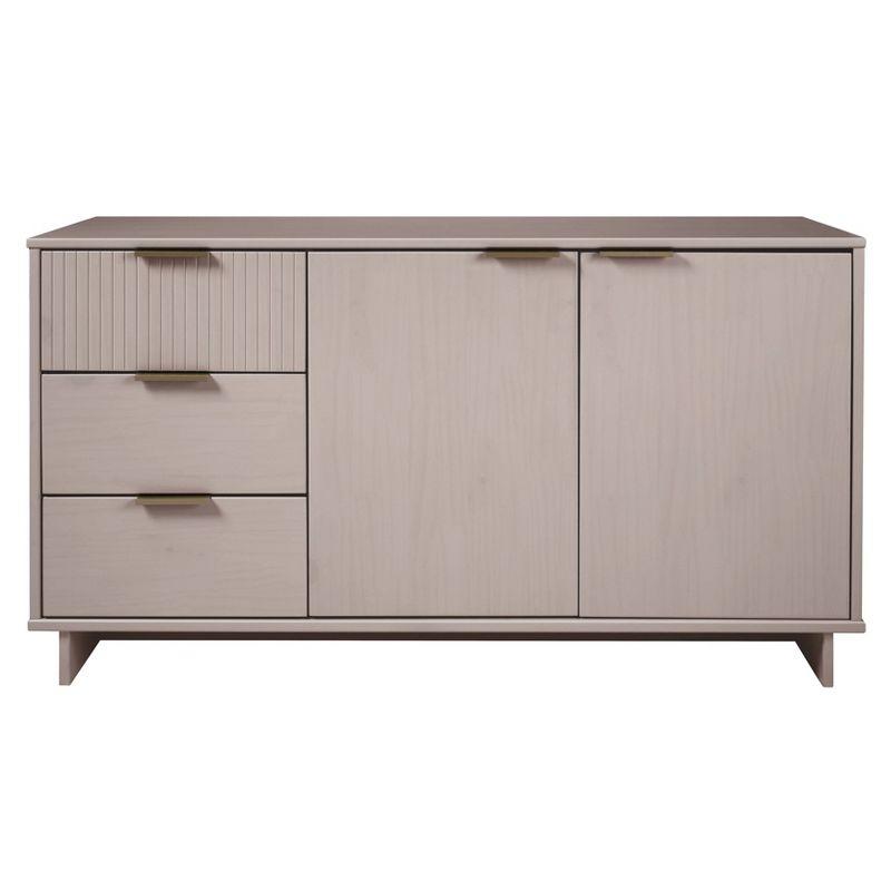 55.07" Granville Modern 3 Drawer Sideboard - Manhattan Comfort