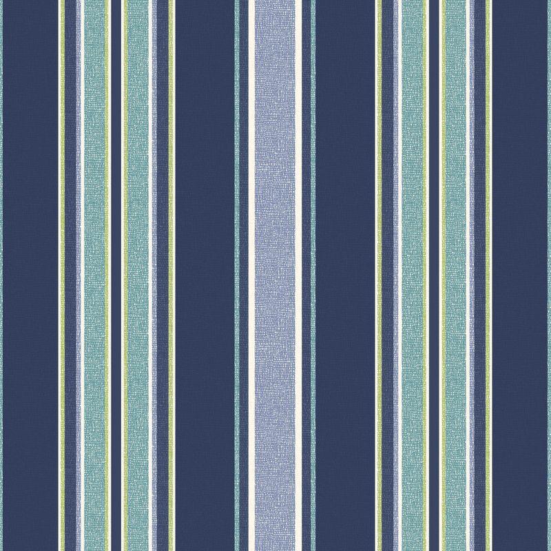 ARDEN Outdoor Toss Pillow (2 Pack) 16 x 16, Sapphire Aurora Blue Stripe